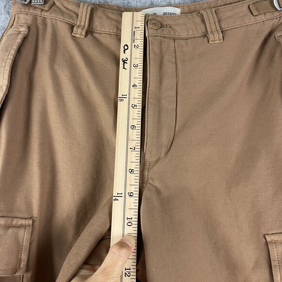 Aritzia TNA Cargo Pants Womens 6 Tan Utility Baggy Relaxed Grunge Skater - Picture 6 of 16